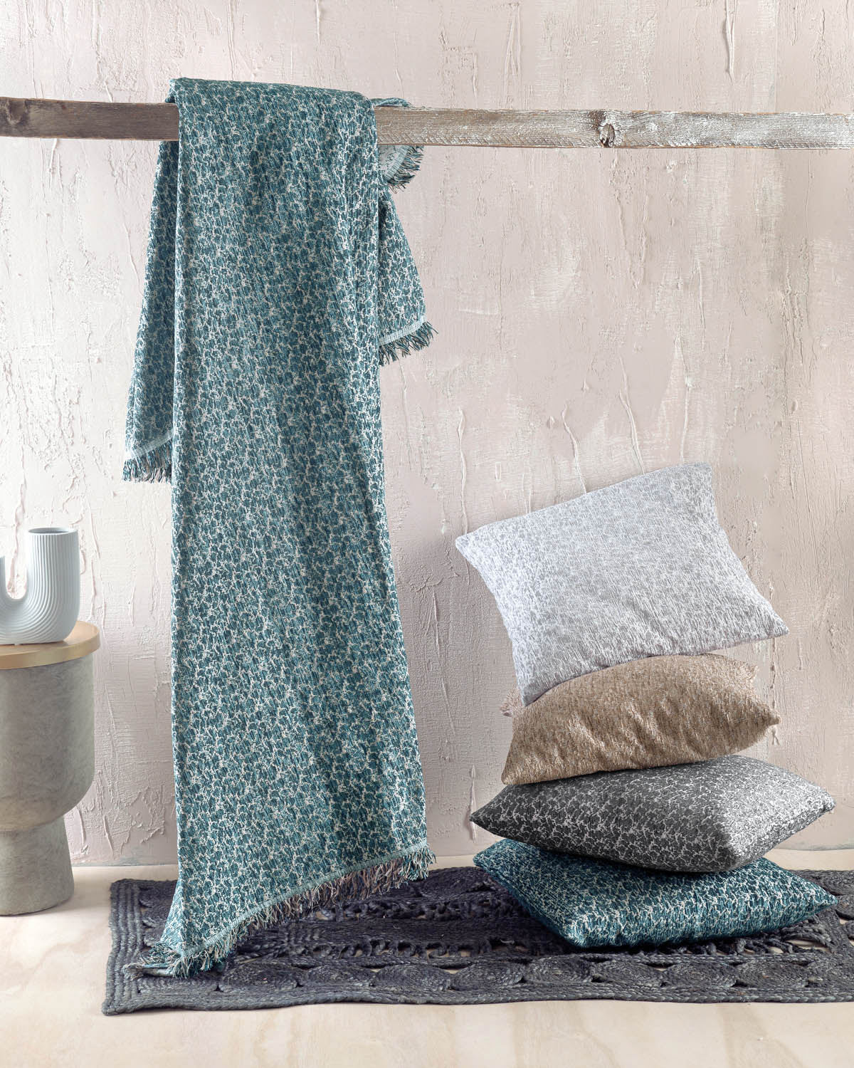 FIDEL Μπεζ - Μαξιλαροθήκη από την εταιρεία Rythmos Home