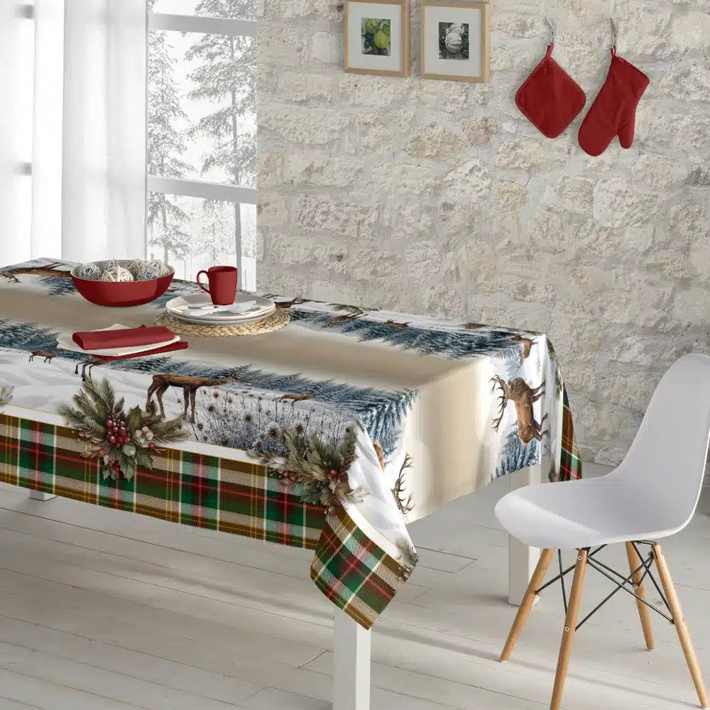 Τραπεζομάντηλο Χριστουγεννιάτικο XmasCheck