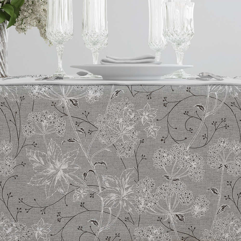 Τραπεζομάντηλο Dandelion Γκρι Γκρι 140 X 140, 140 X 180, 140 X 220, 140 X 260 από την εταιρεία Borea Home Textiles
