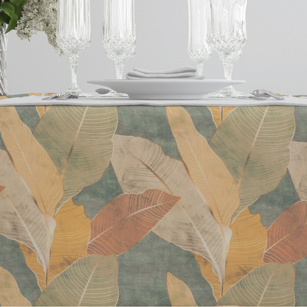 Τραπεζομάντηλο Palm Tree Πράσινο Πράσινο 140 X 140, 140 X 180, 140 X 220, 140 X 260 από την εταιρεία Borea Home Textiles