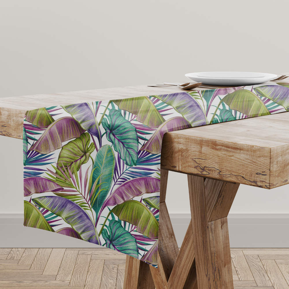 Τραπεζομάντηλο Tropical Μωβ 140 X 140, 140 X 180, 140 X 220, 140 X 260 από την εταιρεία Borea Home Textiles