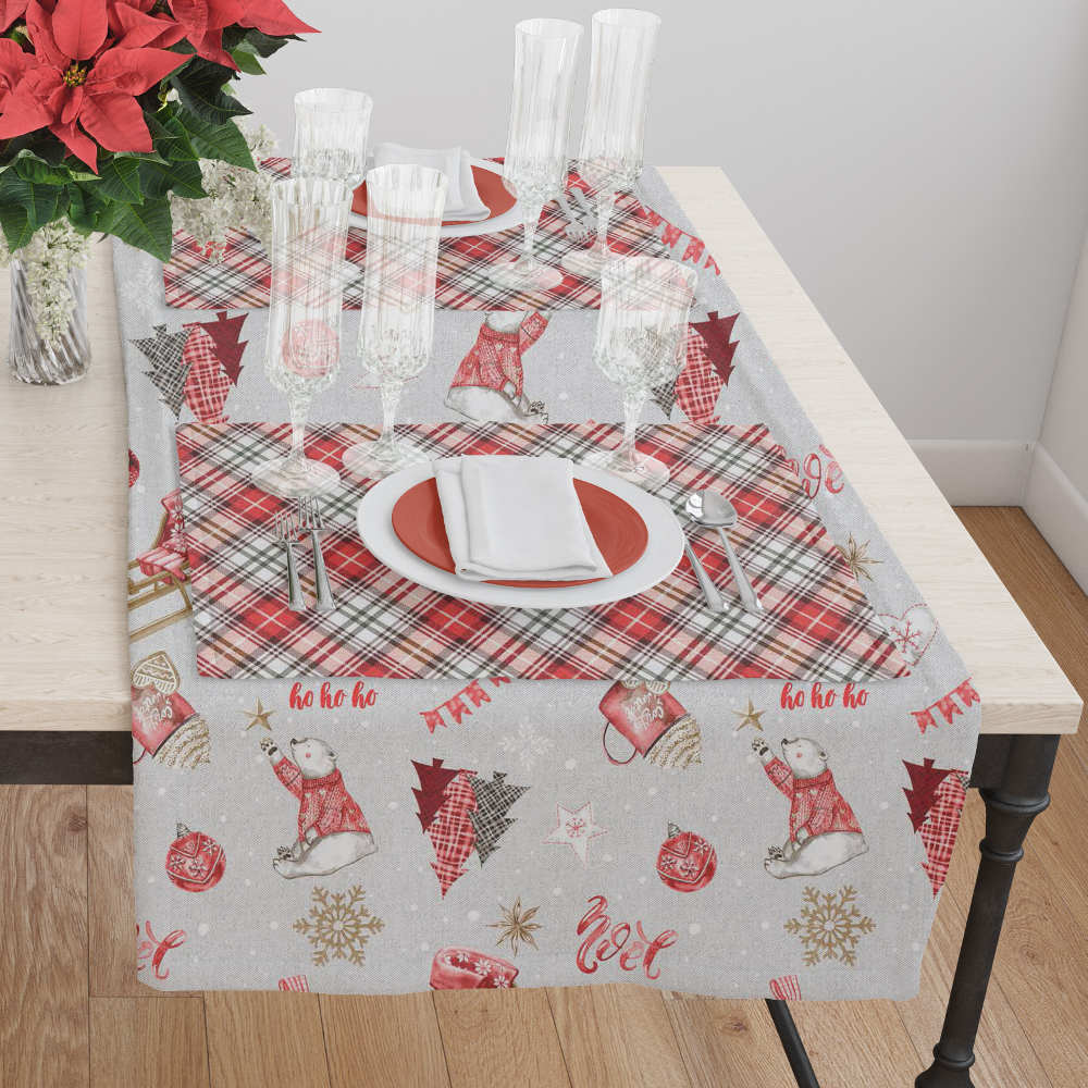 Τραβέρσα Χριστουγεννιάτικη Noel από την εταιρεία Borea Home Textiles