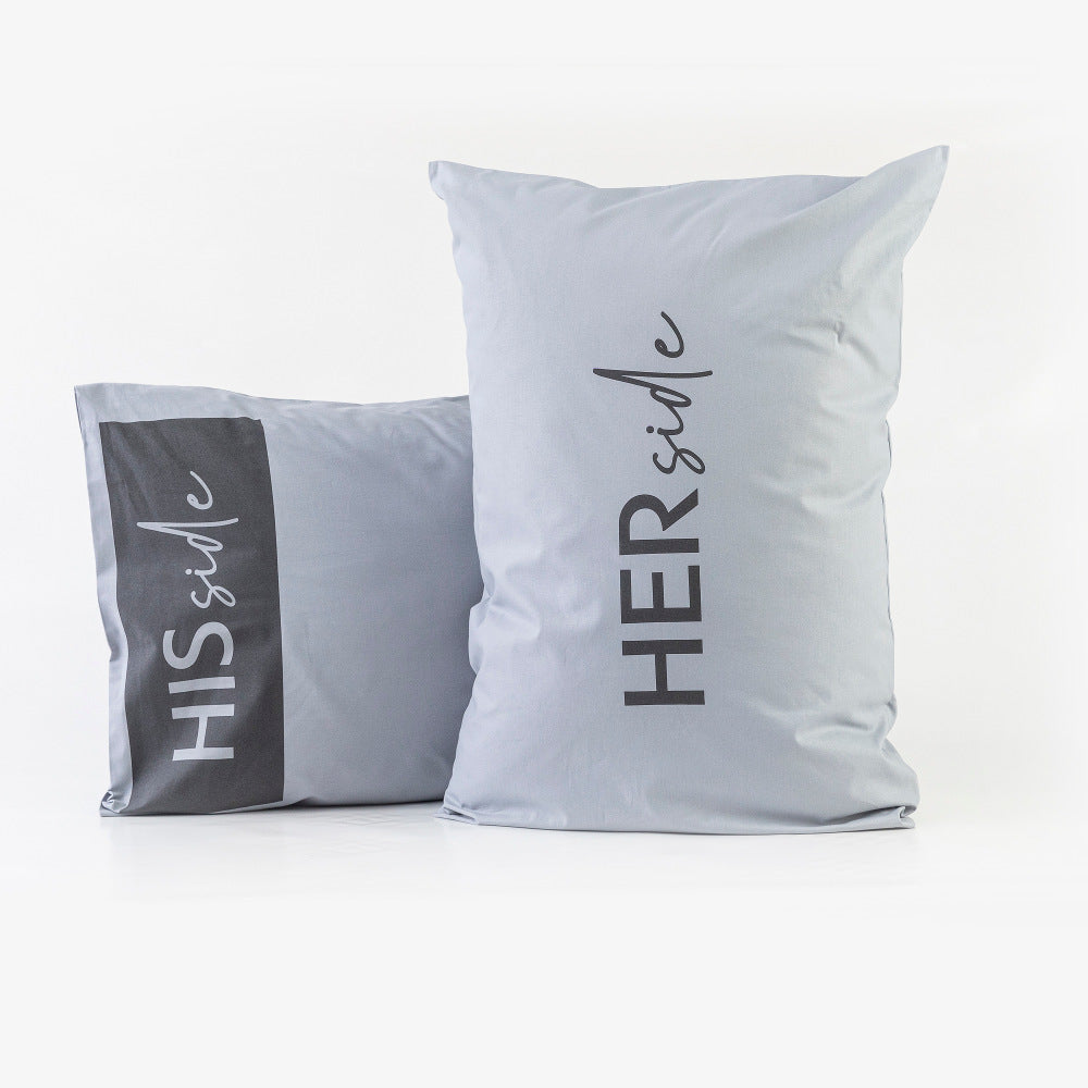 Ζεύγος Μαξιλαροθήκες His&Hers Side από την εταιρεία Borea Home Textiles