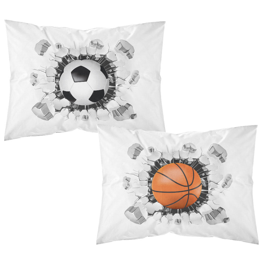 Ζεύγος Μαξιλαροθήκες Sports από την εταιρεία Borea Home Textiles