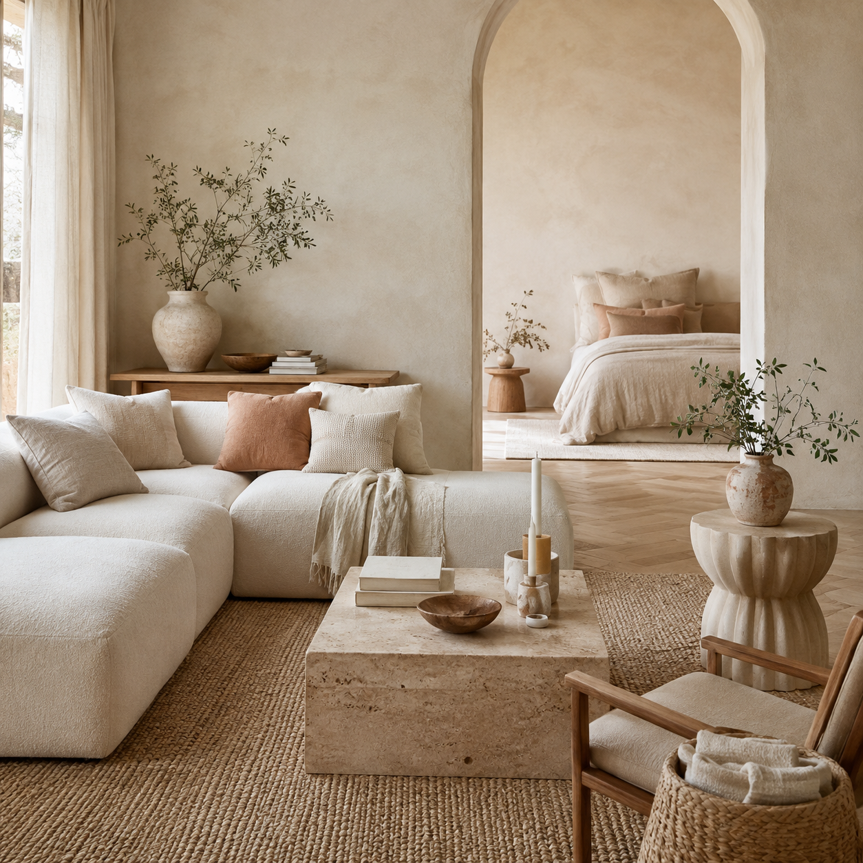 50% έκπτωση ή μεγαλύτερη — warm-neutral editorial collection image