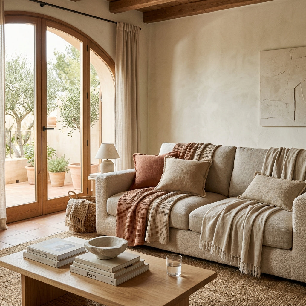 Ριχτάρια καναπέ σε minimal αισθητική Zara Home - Home in Style