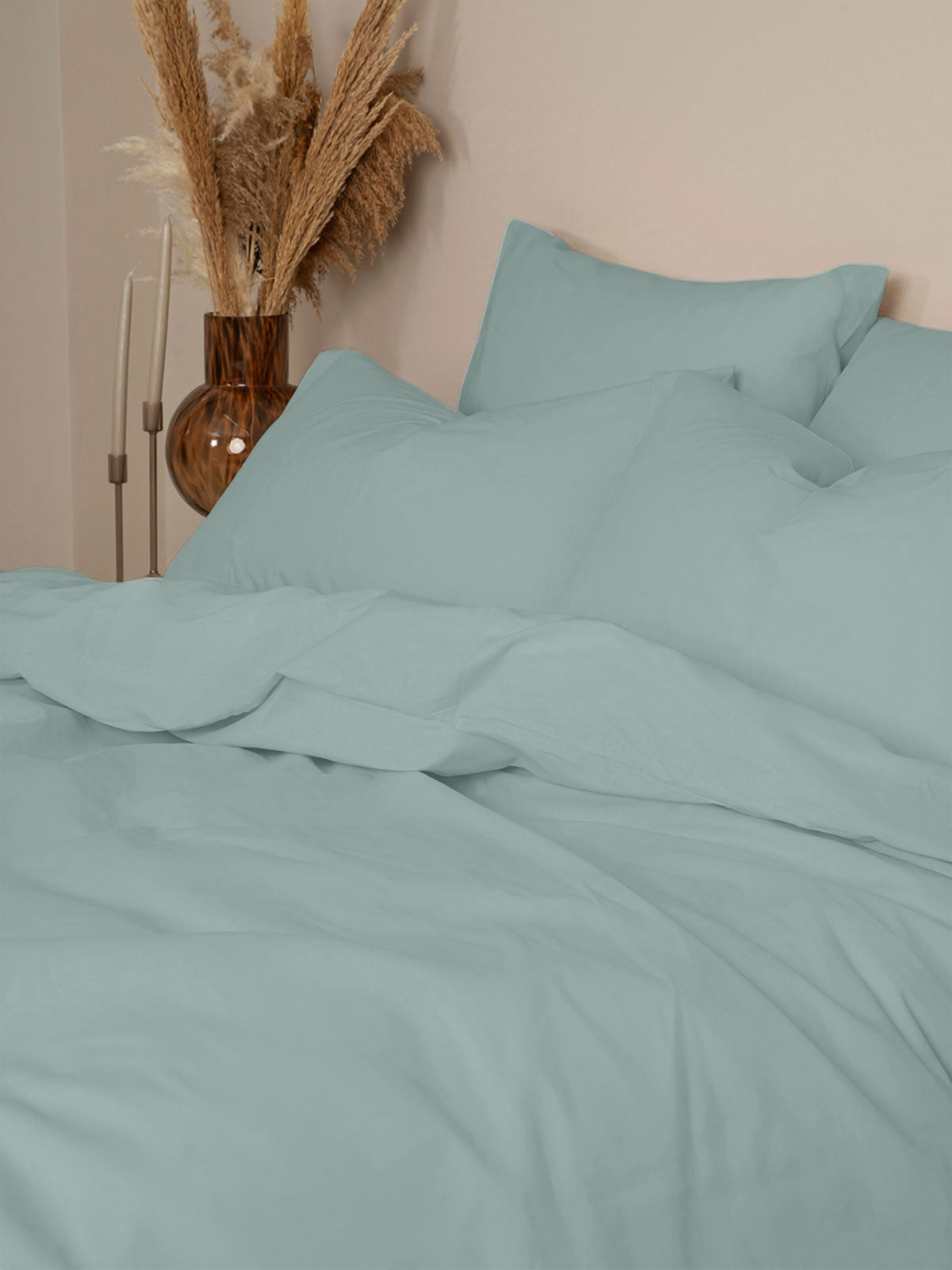 Παπλωματοθήκη Cotton Feelings 114 Light Aqua Υπέρδιπλη (230x250) από την εταιρεία Sunshine Home