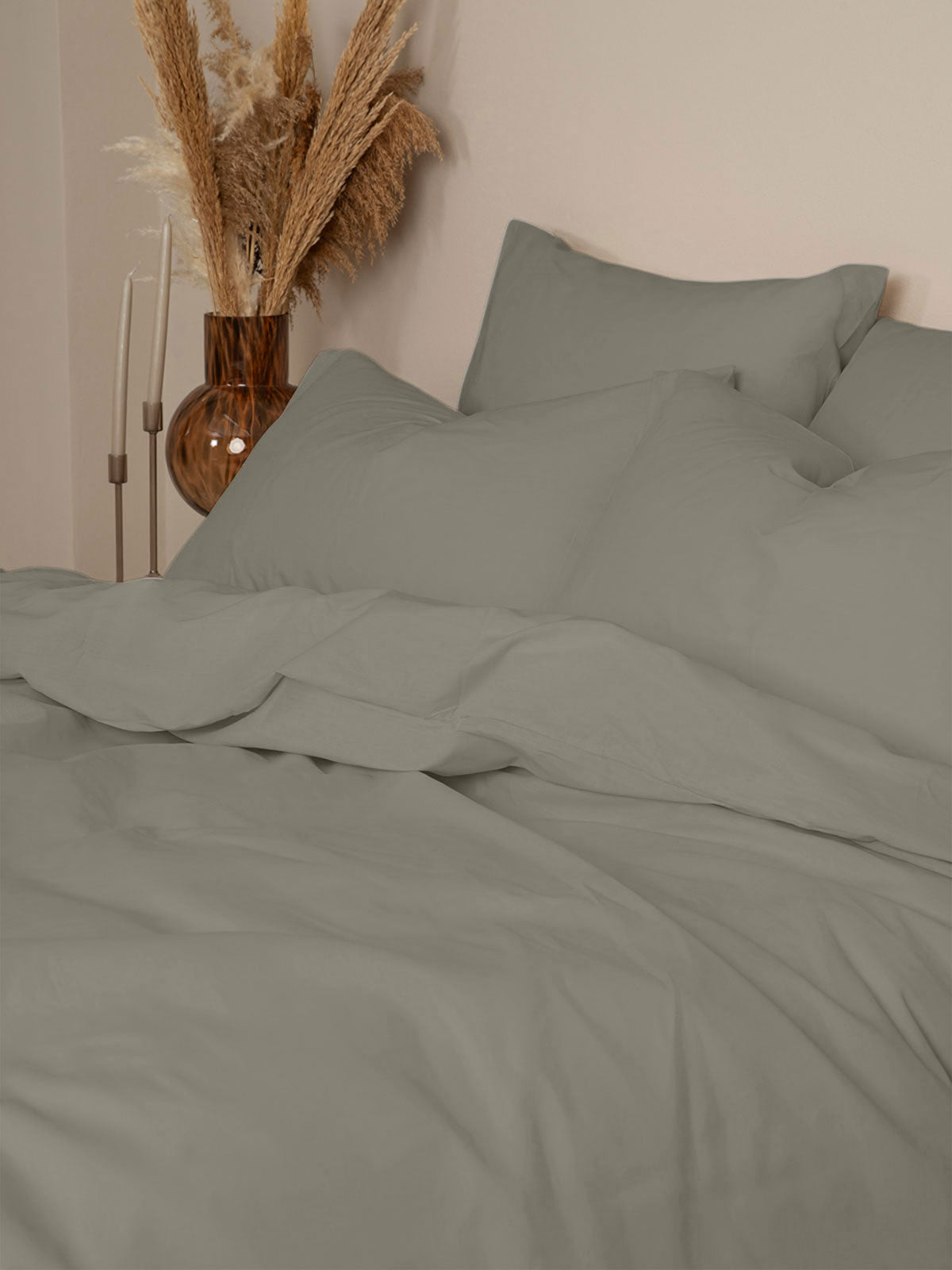 Παπλωματοθήκη Cotton Feelings 122 Paloma Grey Υπέρδιπλη (230x250) από την εταιρεία Sunshine Home