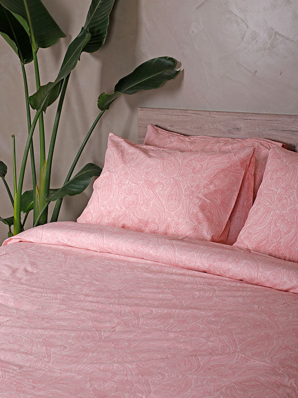 Παπλωματοθήκη Cotton Feelings 2040 Pink Διπλή (200x250) από την εταιρεία Sunshine Home