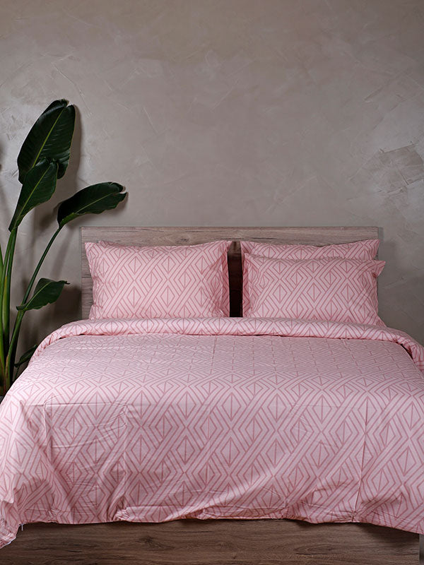 Παπλωματοθήκη Cotton Feelings 2042 Pink Διπλή (200x250) από την εταιρεία Sunshine Home