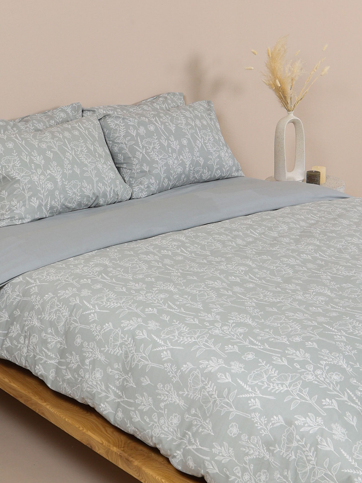 Παπλωματοθήκη Cotton Feelings 2050 Grey Μονή (170×250) από την εταιρεία Sunshine Home