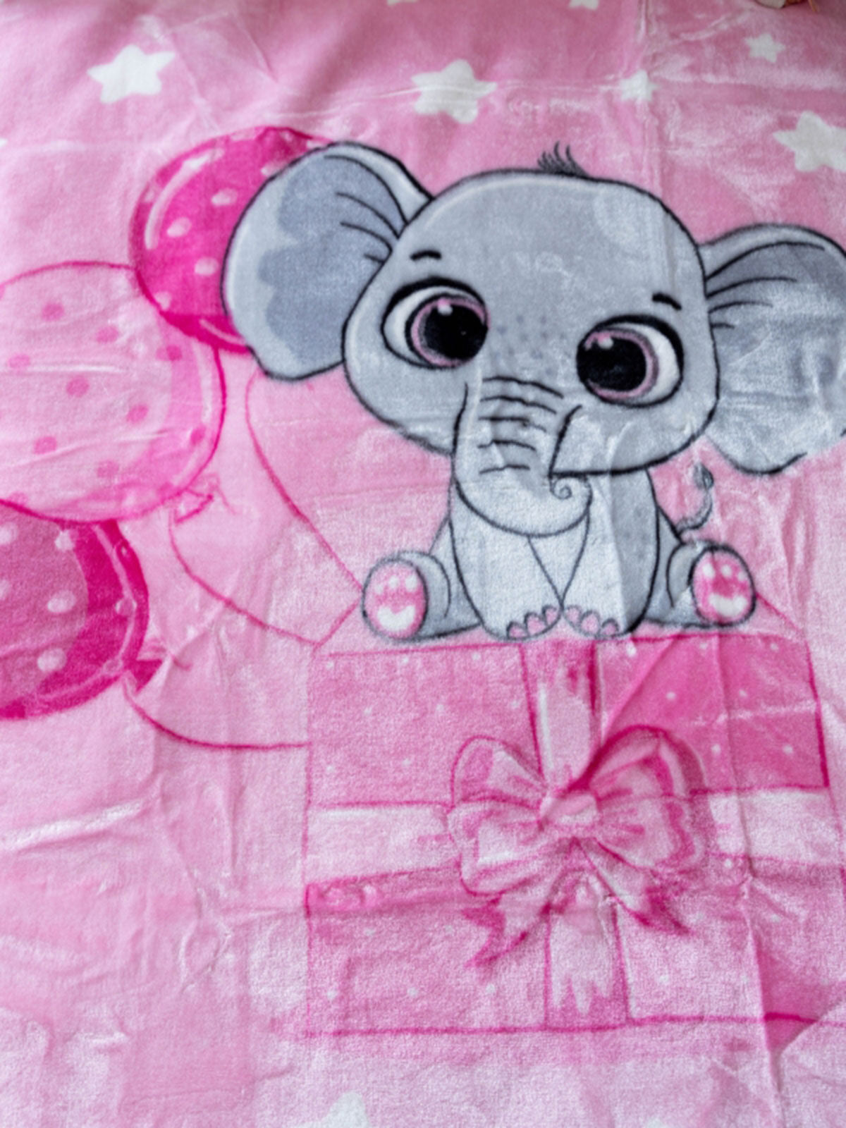 Κουβέρτα Βελουτέ Κούνιας 1558 Pink 110x140 από την εταιρεία Sunshine Home