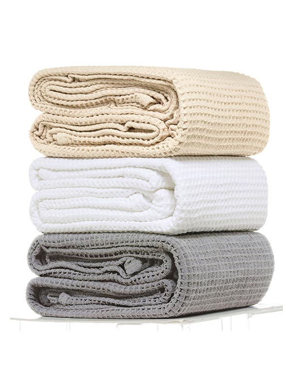 Κουβέρτα πικέ cotton Dark Grey Υπέρδιπλη (230x265) από την εταιρεία Sunshine Home