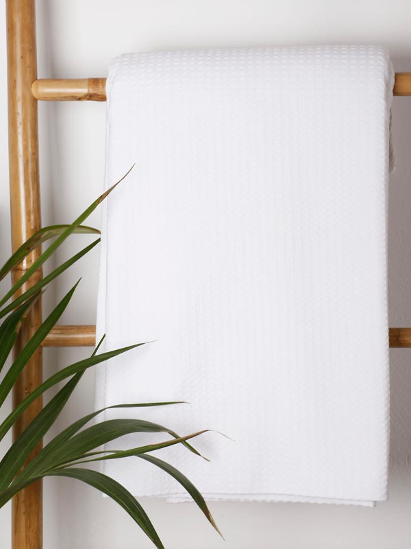 Κουβέρτα πικέ cotton White Υπέρδιπλη (230x265) από την εταιρεία Sunshine Home