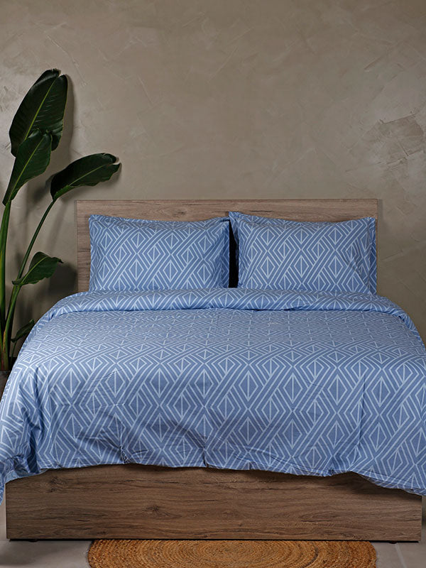 Μαξιλαροθήκες Cotton Feelings 2042 Blue 50x70 από την εταιρεία Sunshine Home