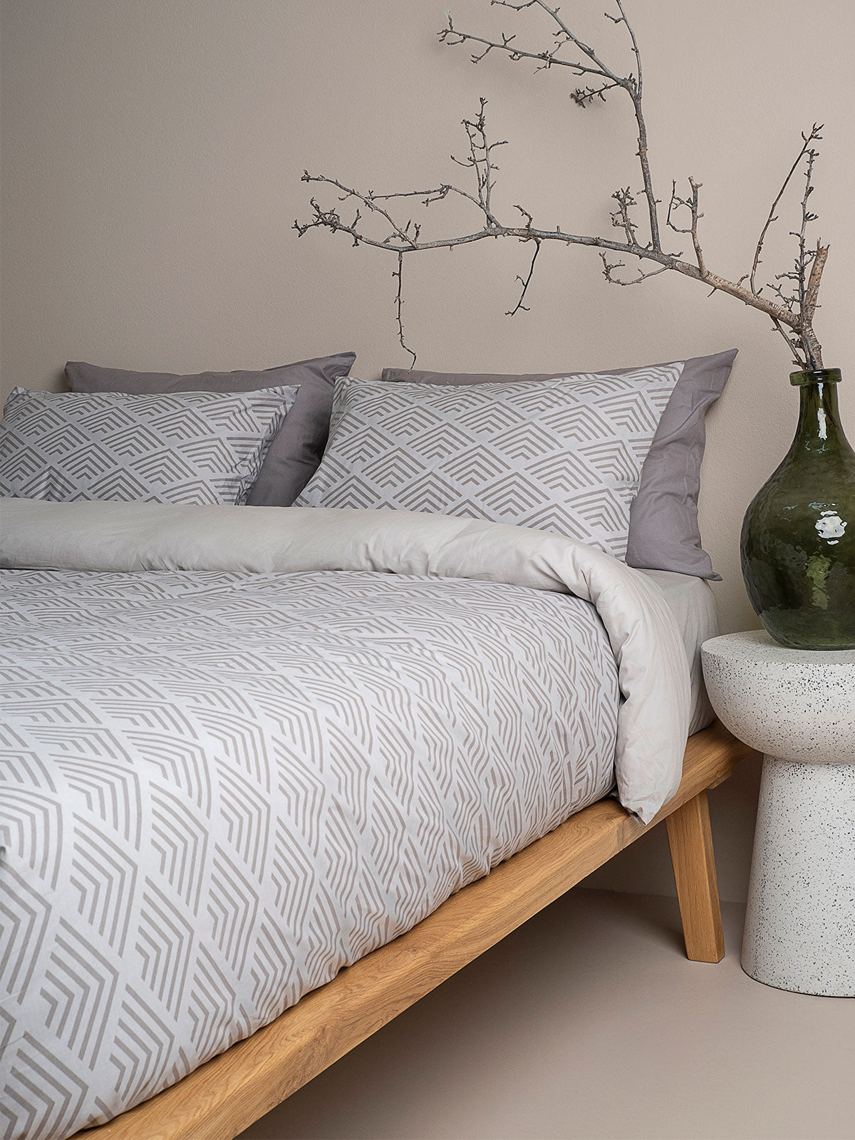 Μαξιλαροθήκη Cotton Feelings 2048 Grey 50x70 από την εταιρεία Sunshine Home