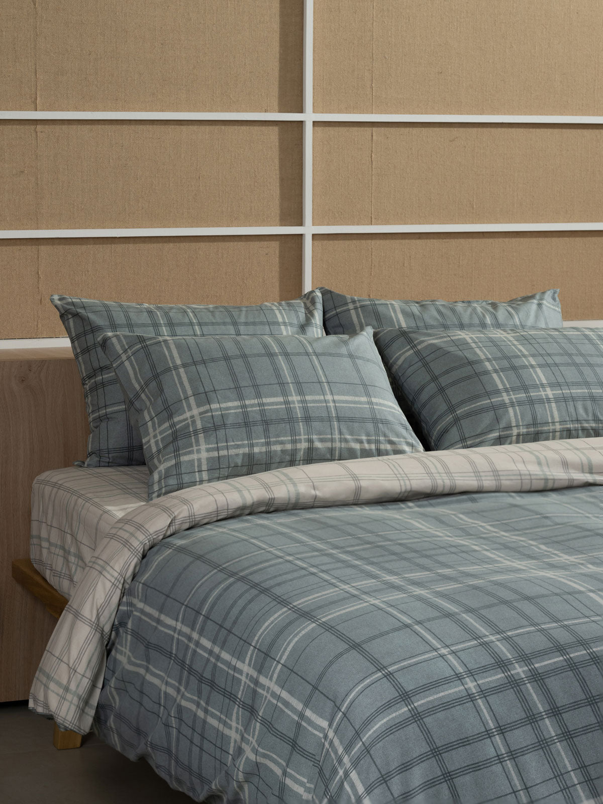 Μαξιλαροθήκες Cotton Feelings 2066 Aqua 50x70 από την εταιρεία Sunshine Home