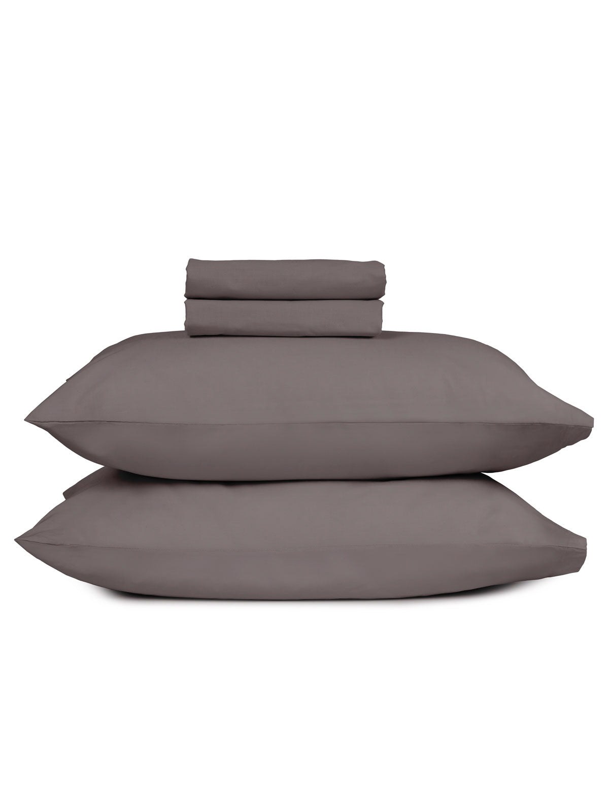 Μαξιλαροθήκες Cotton Feelings 107 Dark Grey 50x70 από την εταιρεία Sunshine Home