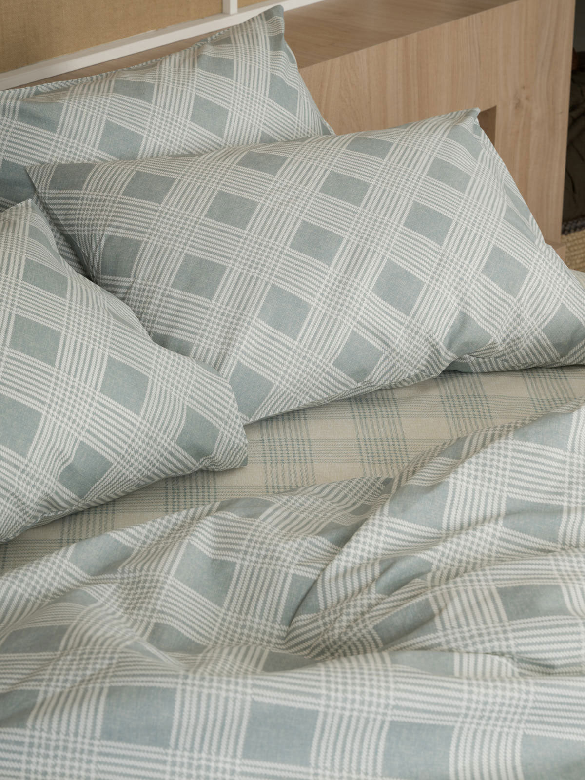 Μαξιλαροθήκες Cotton Feelings 2072 Aqua 50x70 από την εταιρεία Sunshine Home