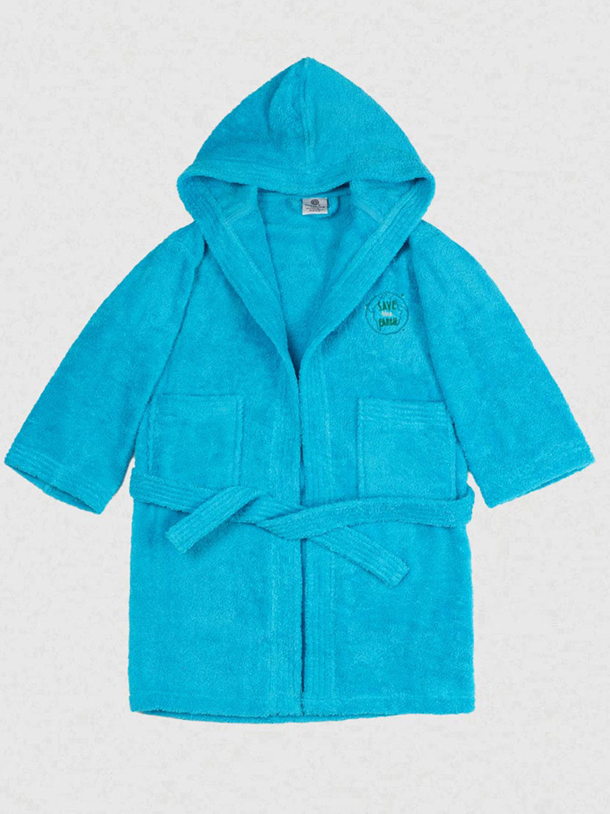 Μπουρνούζι Παιδικό Eco Turquoise Ηλικία 2-4 από την εταιρεία Sunshine Home