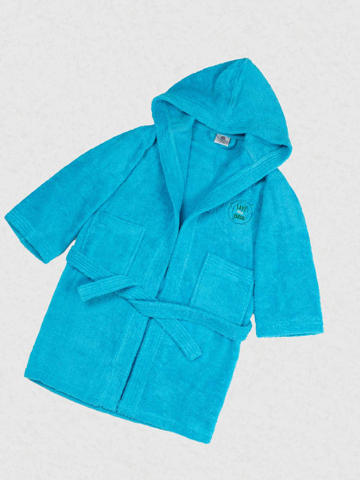 Μπουρνούζι Παιδικό Eco Turquoise Ηλικία 10-12 από την εταιρεία Sunshine Home