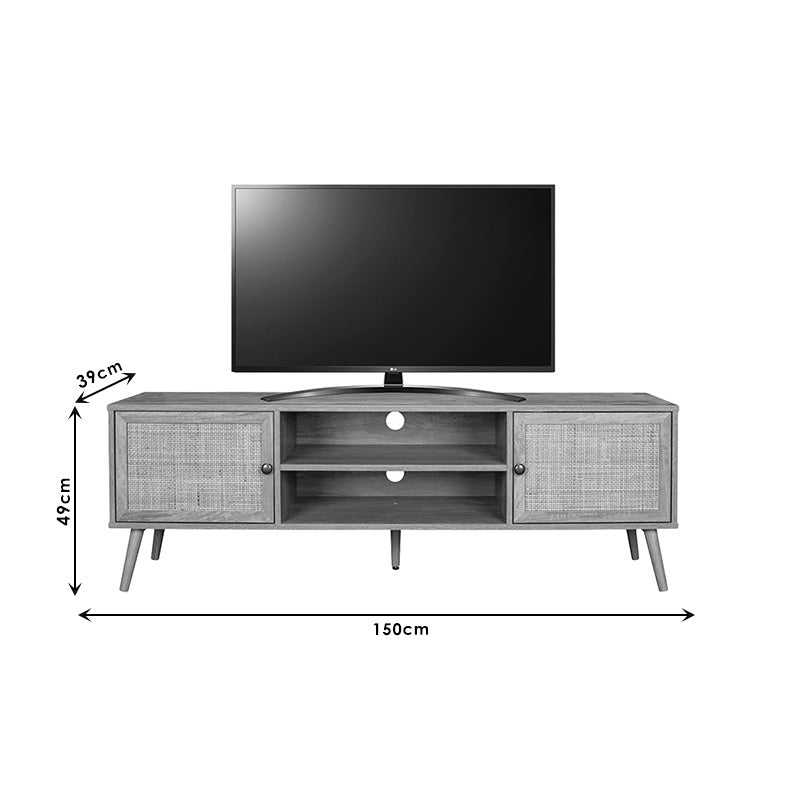 Έπιπλο τηλεόρασης Oslo sonoma 150x39x49εκ από την εταιρεία Pakoworld