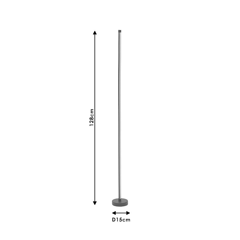 Φωτιστικό δαπέδου PWL-1053 RGB LED 20W μαύρο 15x15x128εκ από την εταιρεία Pakoworld