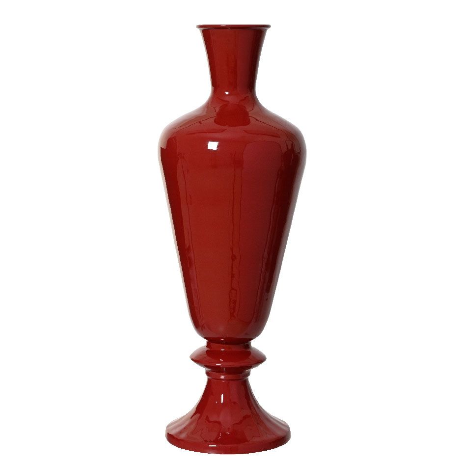 Μεταλλικό Βάζο Μπορντώ 20 x 57cm