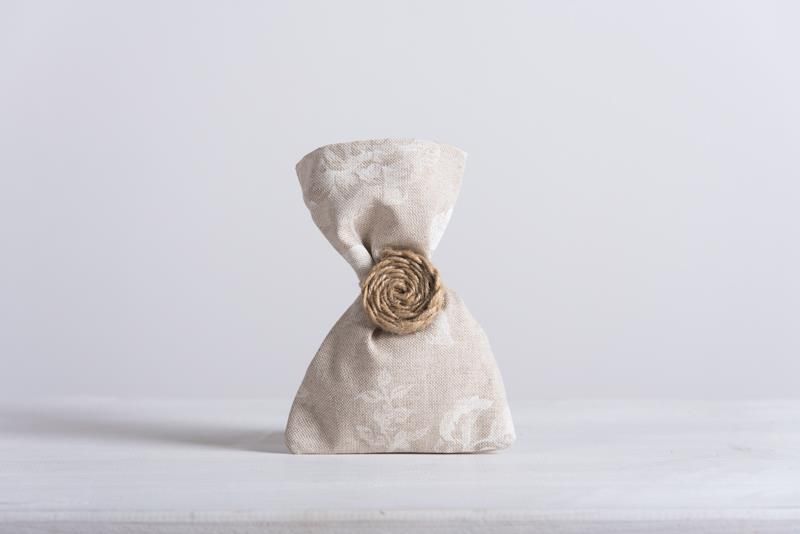 ΠΟΥΓΚΙ ΥΦΑΣΜΑΤΙΝΟ ΛΕΥΚΟ ΛΟΥΛΟΥΔΙ 12 x 17 cm