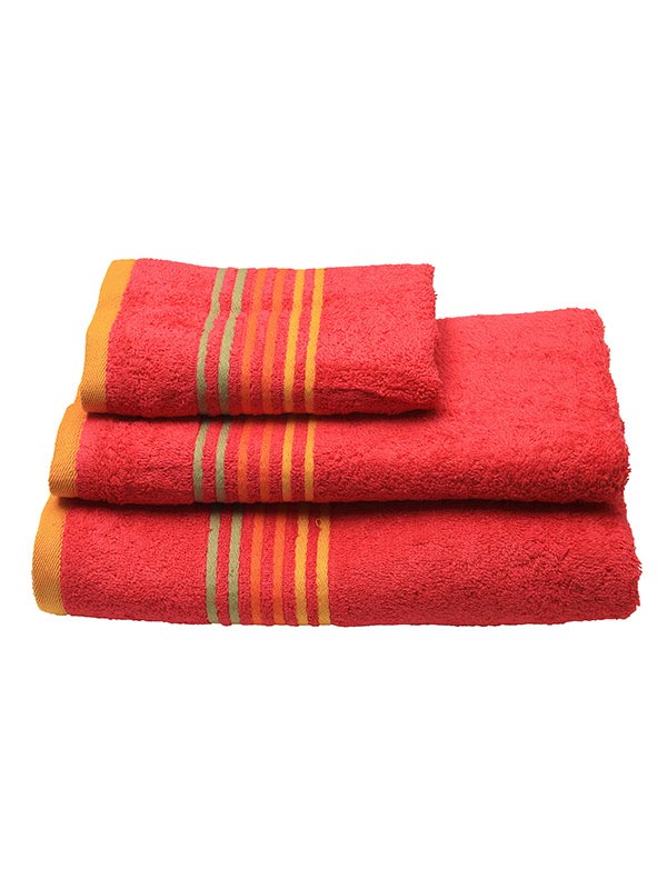 Πετσέτα πενιέ Stripes Fuchsia Χεριών (40x60) από την εταιρεία Sunshine Home