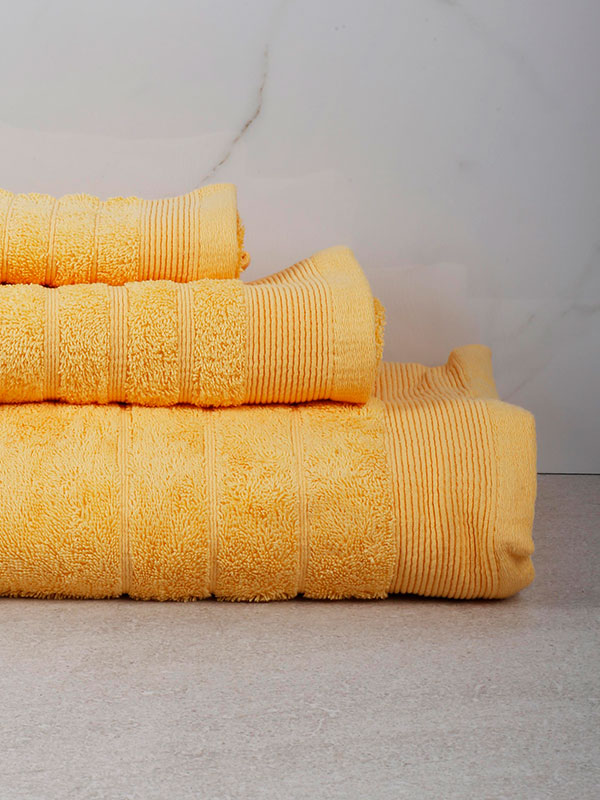 Πετσέτα Χίμπουρι 12 Yellow Μπάνιου (70x140) από την εταιρεία Sunshine Home