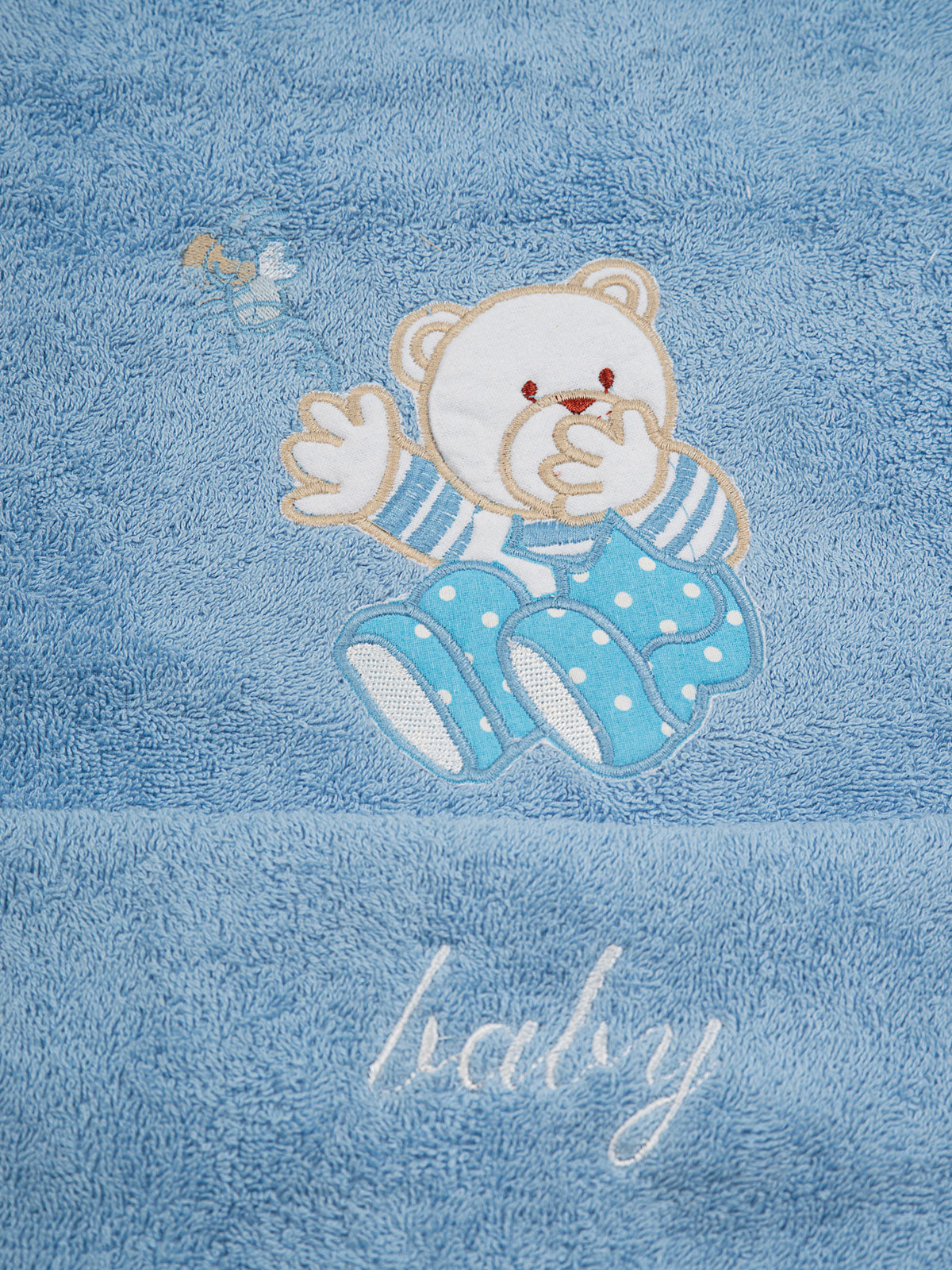 Σετ πετσέτες κεντητές Bear 04 Blue/Blue από την εταιρεία Sunshine Home