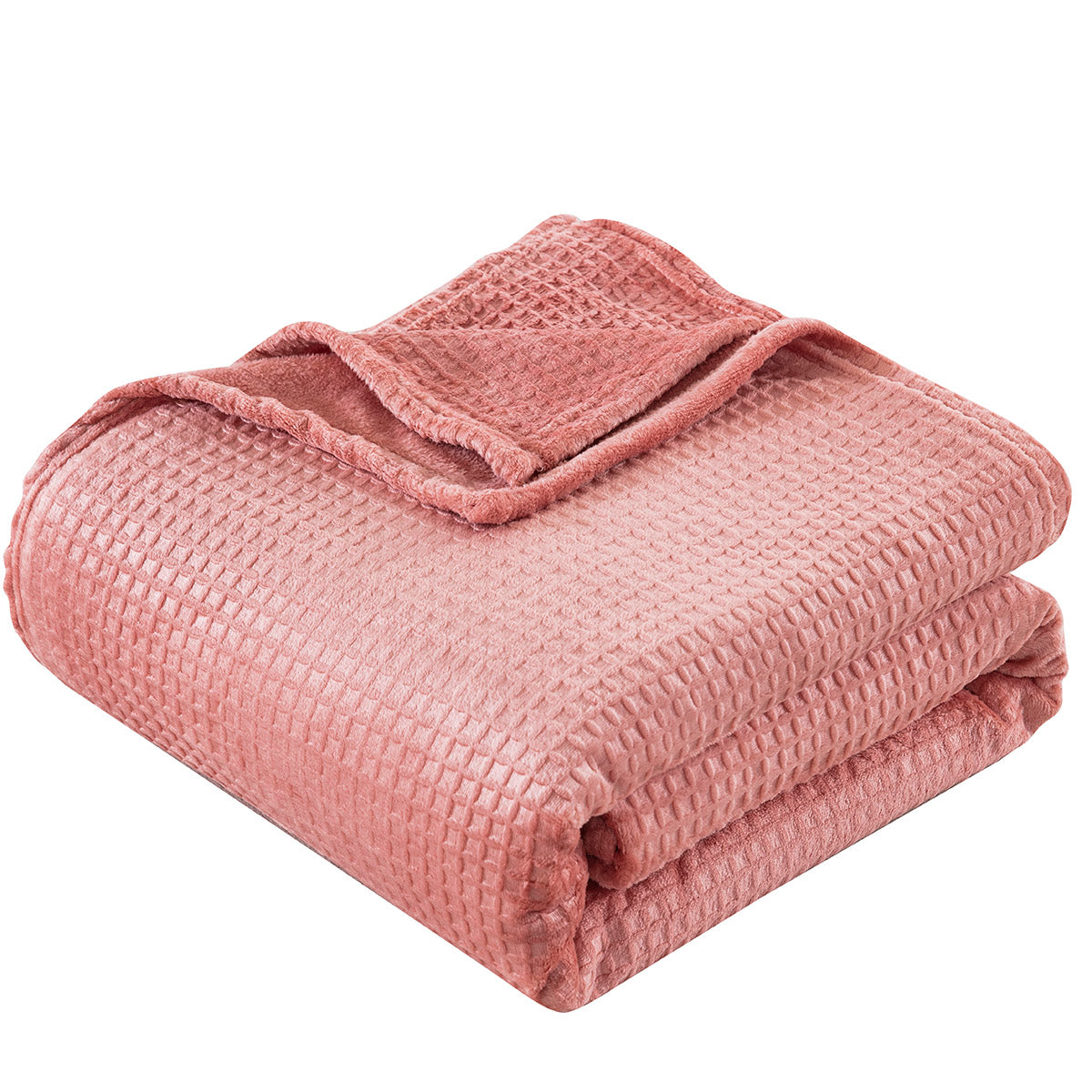 Κουβέρτα μονόχρωμη υπέρδιπλη Fleece Art 11551 220x240 Ροδακινί Default Title από την εταιρεία Beauty Home