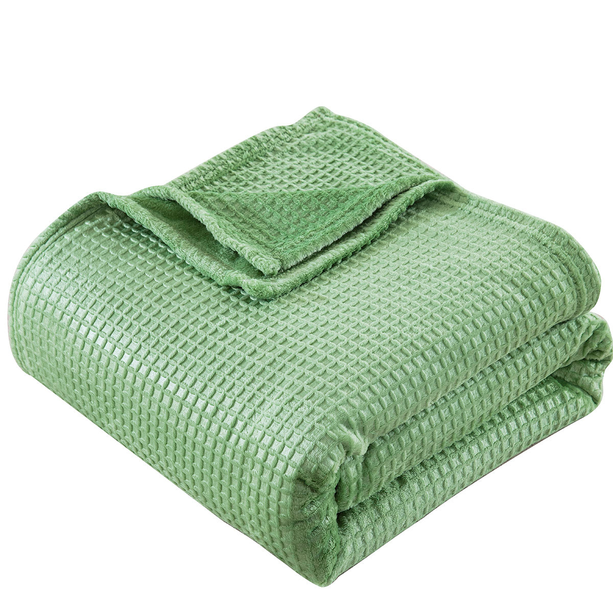 Κουβέρτα μονόχρωμη υπέρδιπλη Fleece Art 11552 220x240 Πράσινο Default Title από την εταιρεία Beauty Home