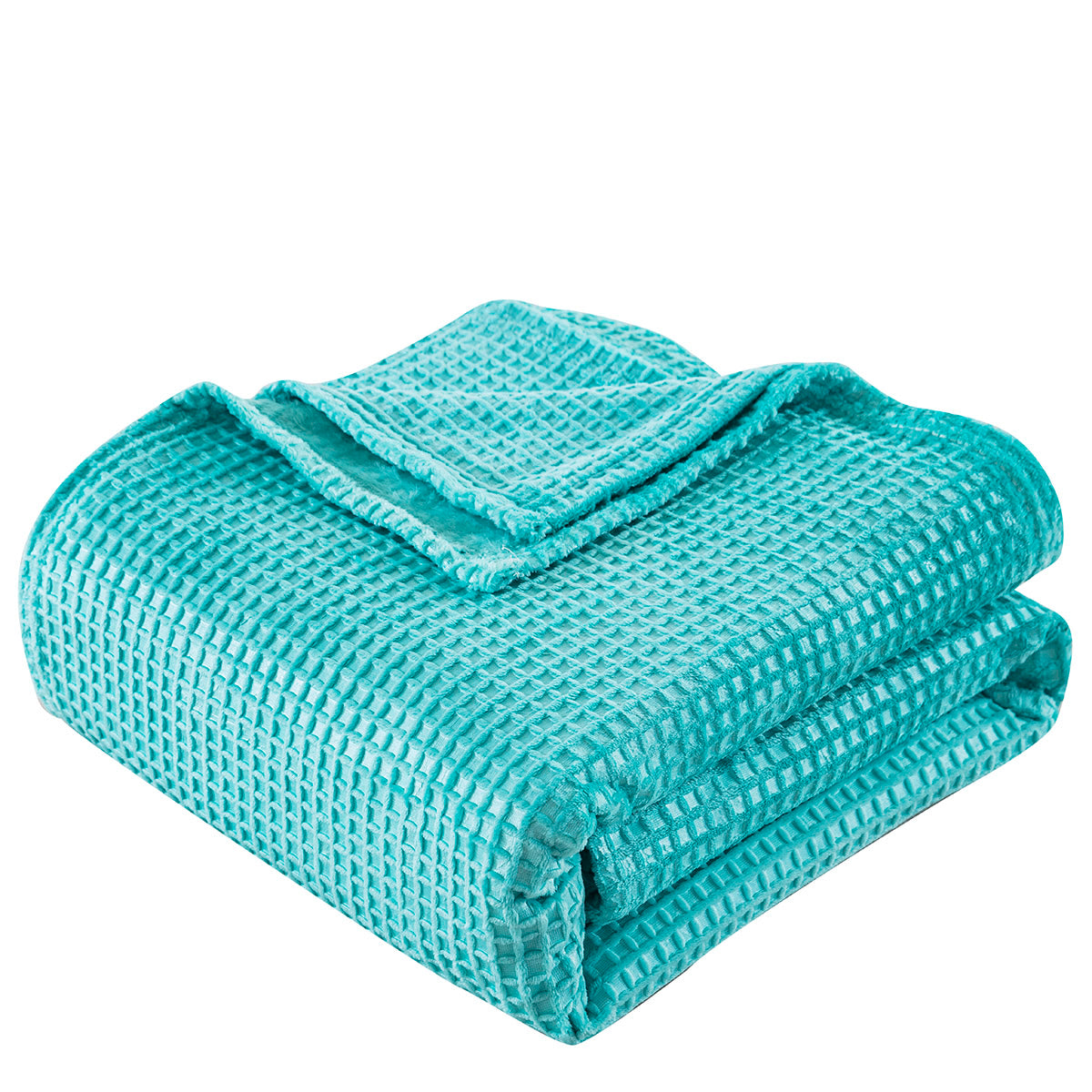 Κουβέρτα μονόχρωμη υπέρδιπλη Fleece Art 11554 220x240 Τυρκουαζ Default Title από την εταιρεία Beauty Home