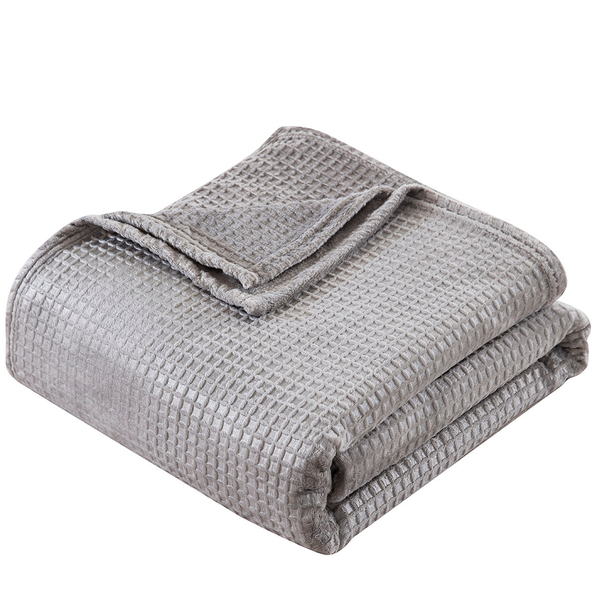 Κουβέρτα μονόχρωμη υπέρδιπλη Fleece Art 11555 220x240 Γκρι Default Title από την εταιρεία Beauty Home