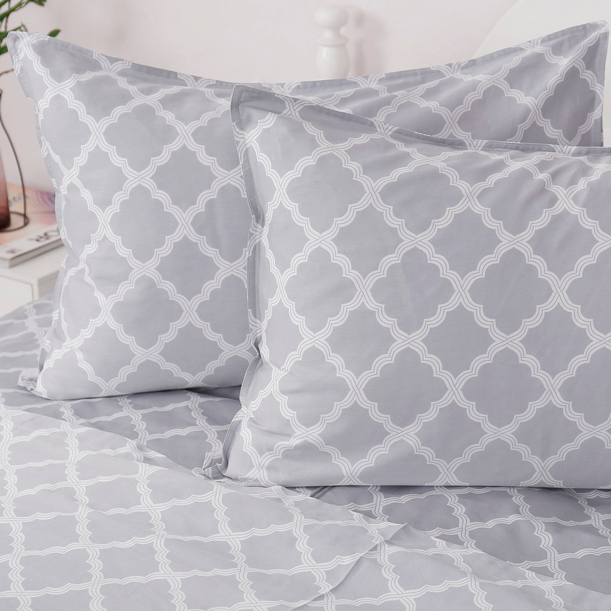 Σετ παπλωματοθήκη υπέρδιπλη Fairmont Art 12005 220x240 Εμπριμέ Default Title από την εταιρεία Beauty Home