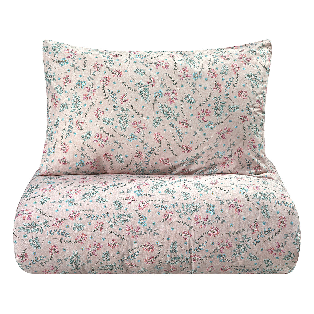 Σετ παπλωματοθήκη υπέρδιπλη Cousine Art 12180 230x250 Σομόν από την εταιρεία Beauty Home