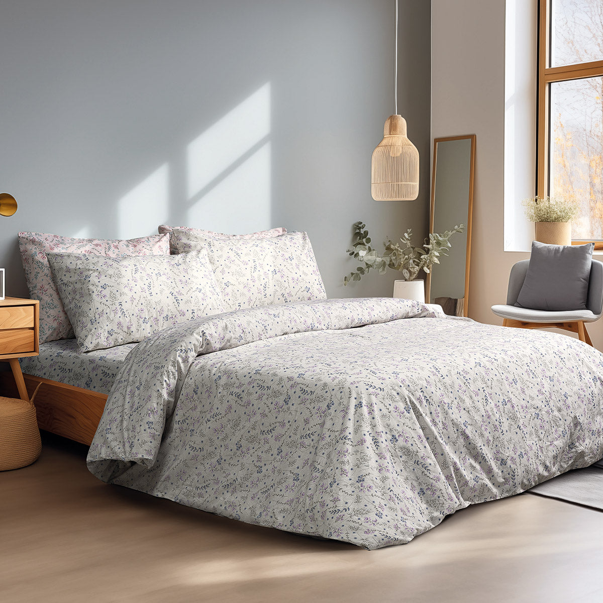 Σετ παπλωματοθήκη υπέρδιπλη Necker Art 12181 230x250 Μπεζ από την εταιρεία Beauty Home