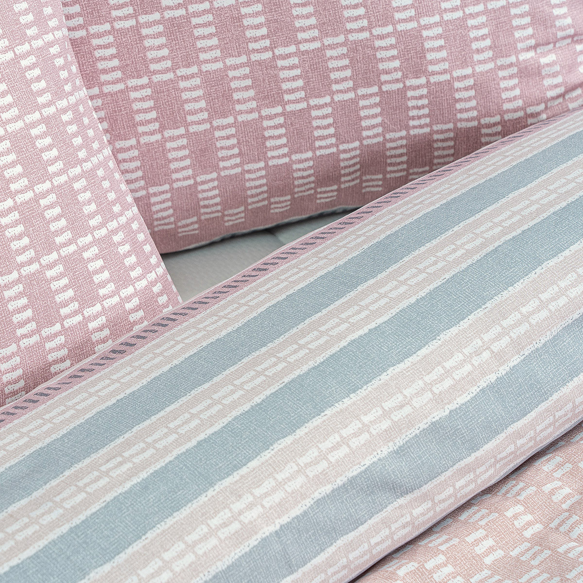 Σετ παπλωματοθήκη υπέρδιπλη Mnemba Art 12184 230x250 Ροζ Default Title από την εταιρεία Beauty Home