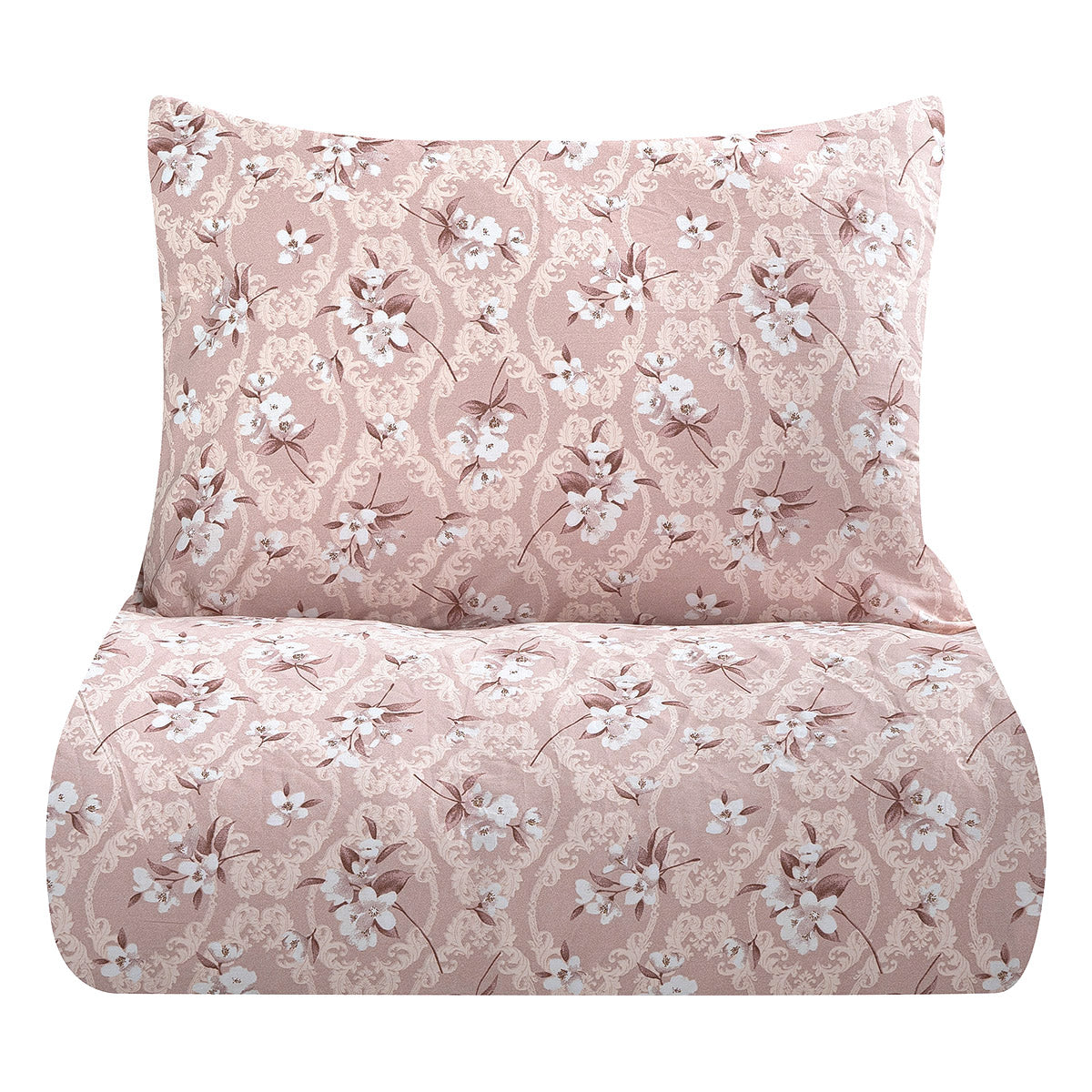 Σετ παπλωματοθήκη υπέρδιπλη Cays Art 12189 230x250 Σομόν από την εταιρεία Beauty Home