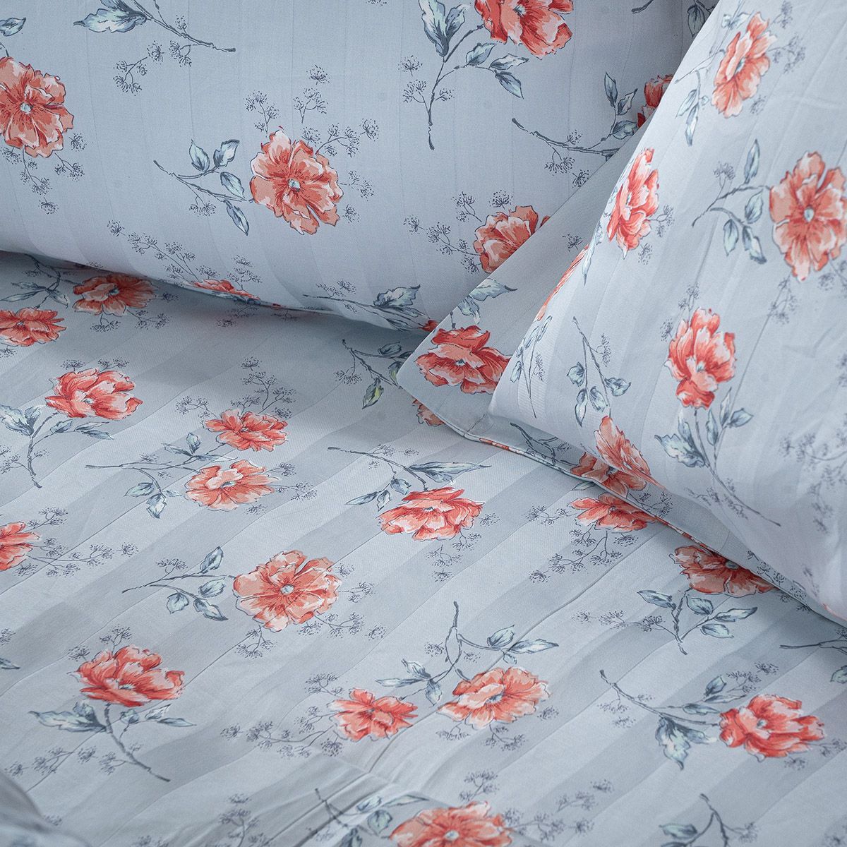 Σετ σεντόνια υπέρδιπλα Art 12219 Ivy 100% Βαμβακοσατέν 300tc