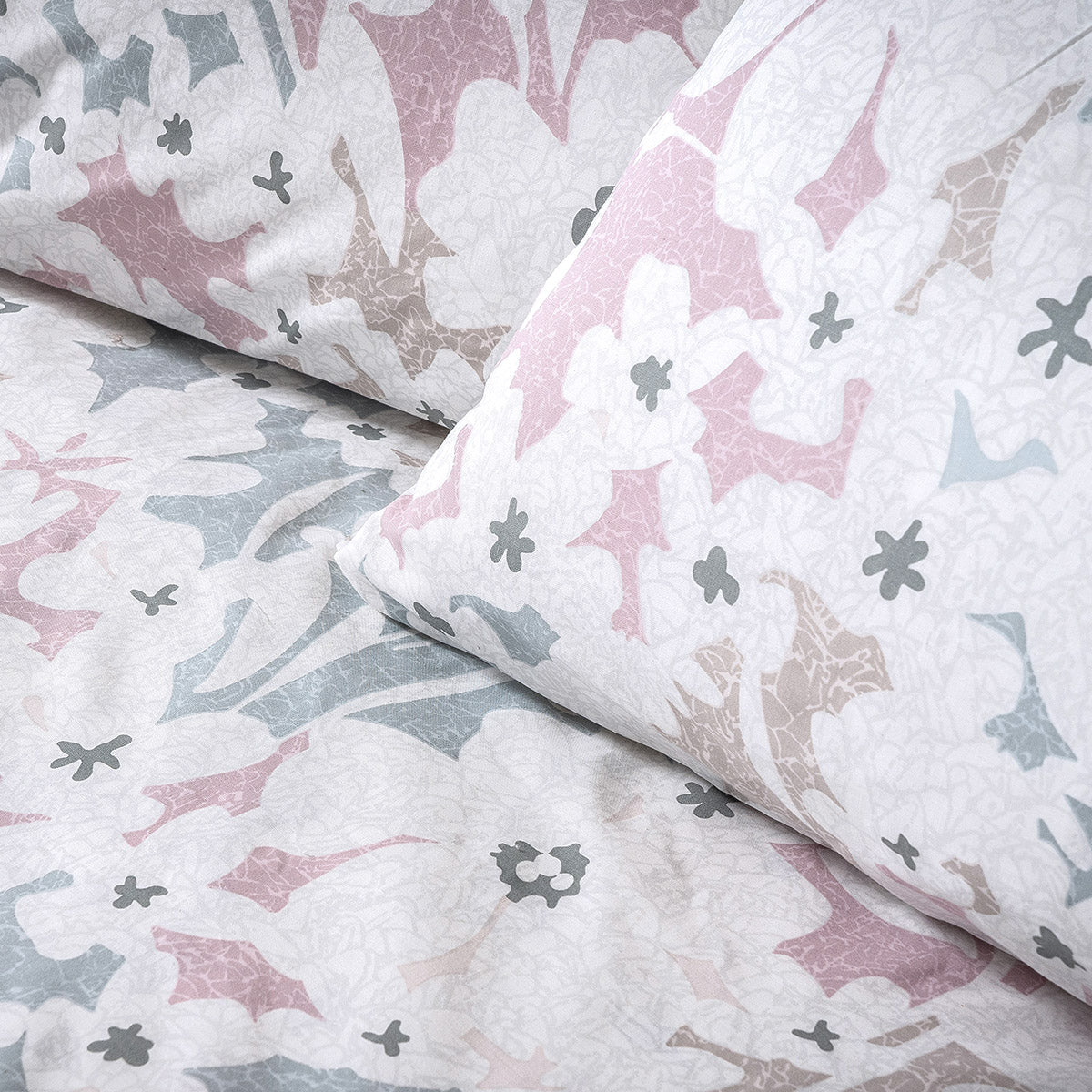 Σετ παπλωματοθήκη μονή Ninet Art 12252 165x245 Γκρι,Ροζ Default Title από την εταιρεία Beauty Home