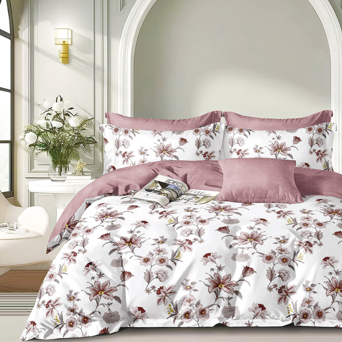 Σετ παπλωματοθήκη υπέρδιπλη Art 12270 Angelina 230x250 Αμέθυστος από την εταιρεία Beauty Home