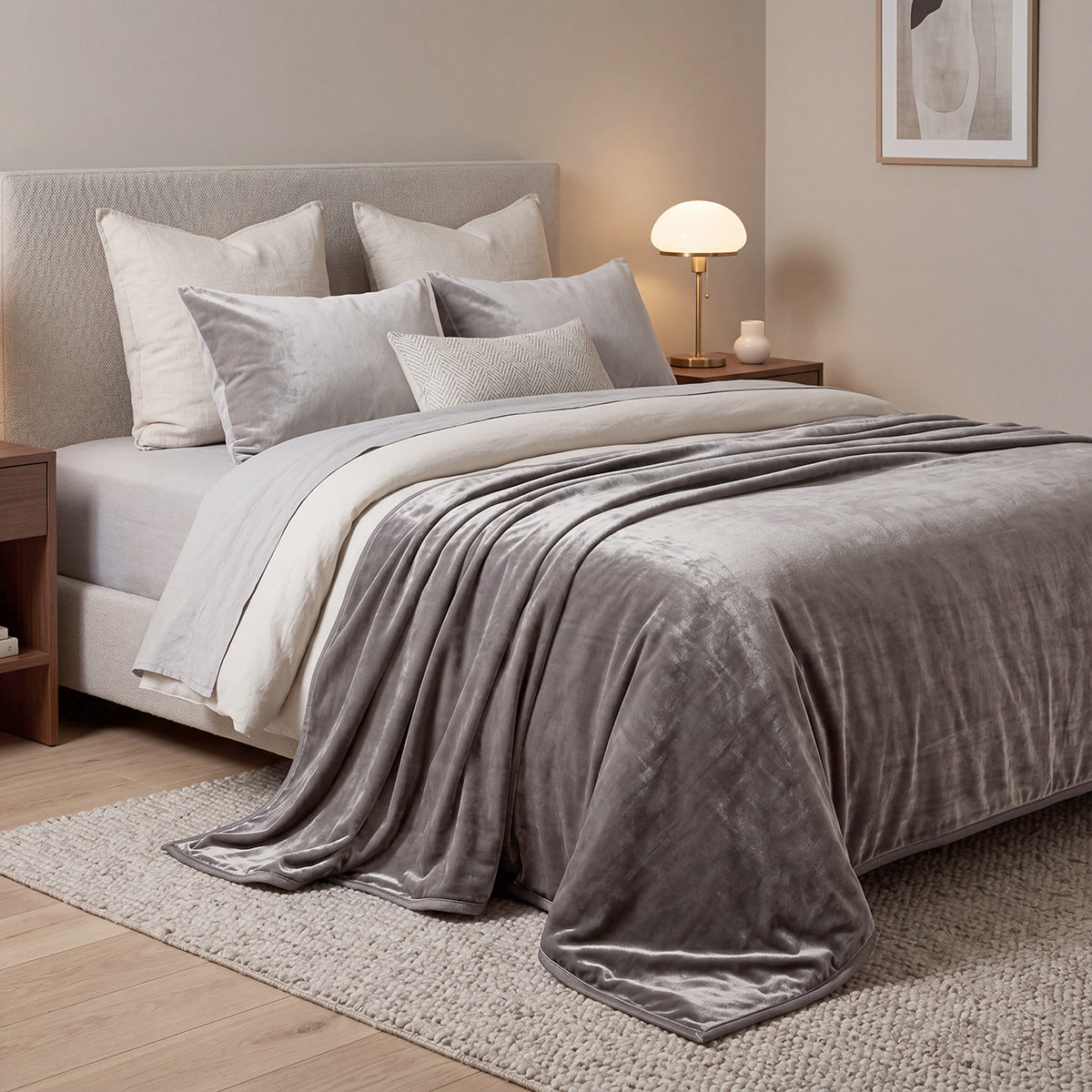 Κουβέρτα μονή Velora Art 12550 100% polyester super soft 550gsm