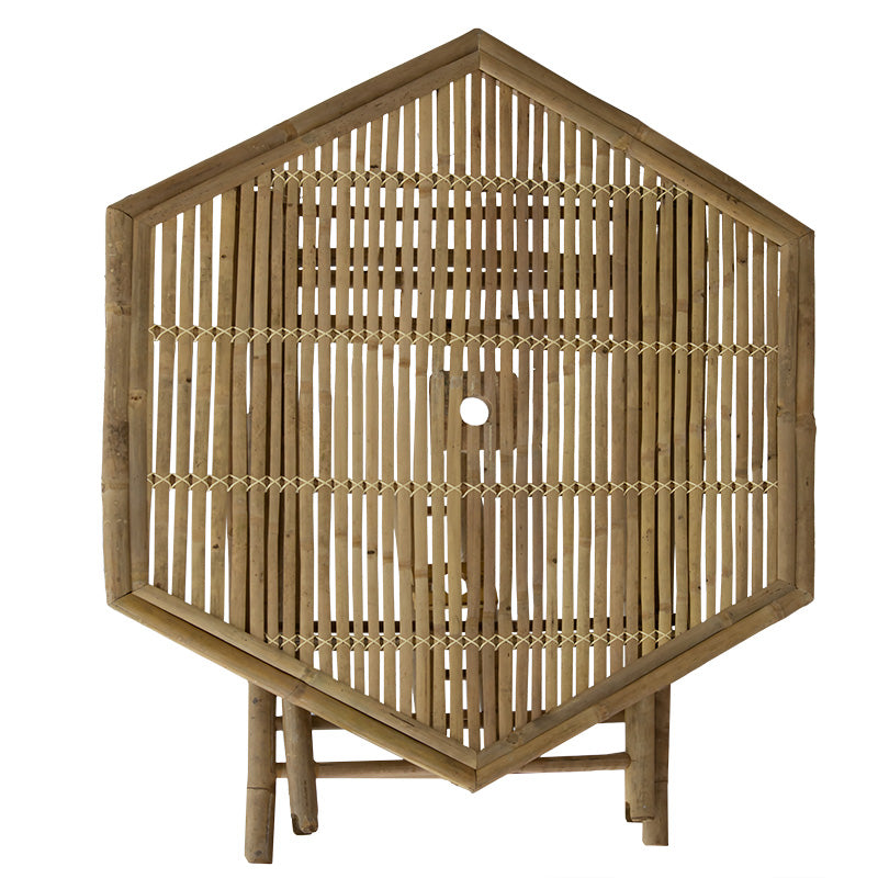 Τραπέζι Nando πτυσσόμενο bamboo φυσικό 114x100x75εκ από την εταιρεία Pakoworld