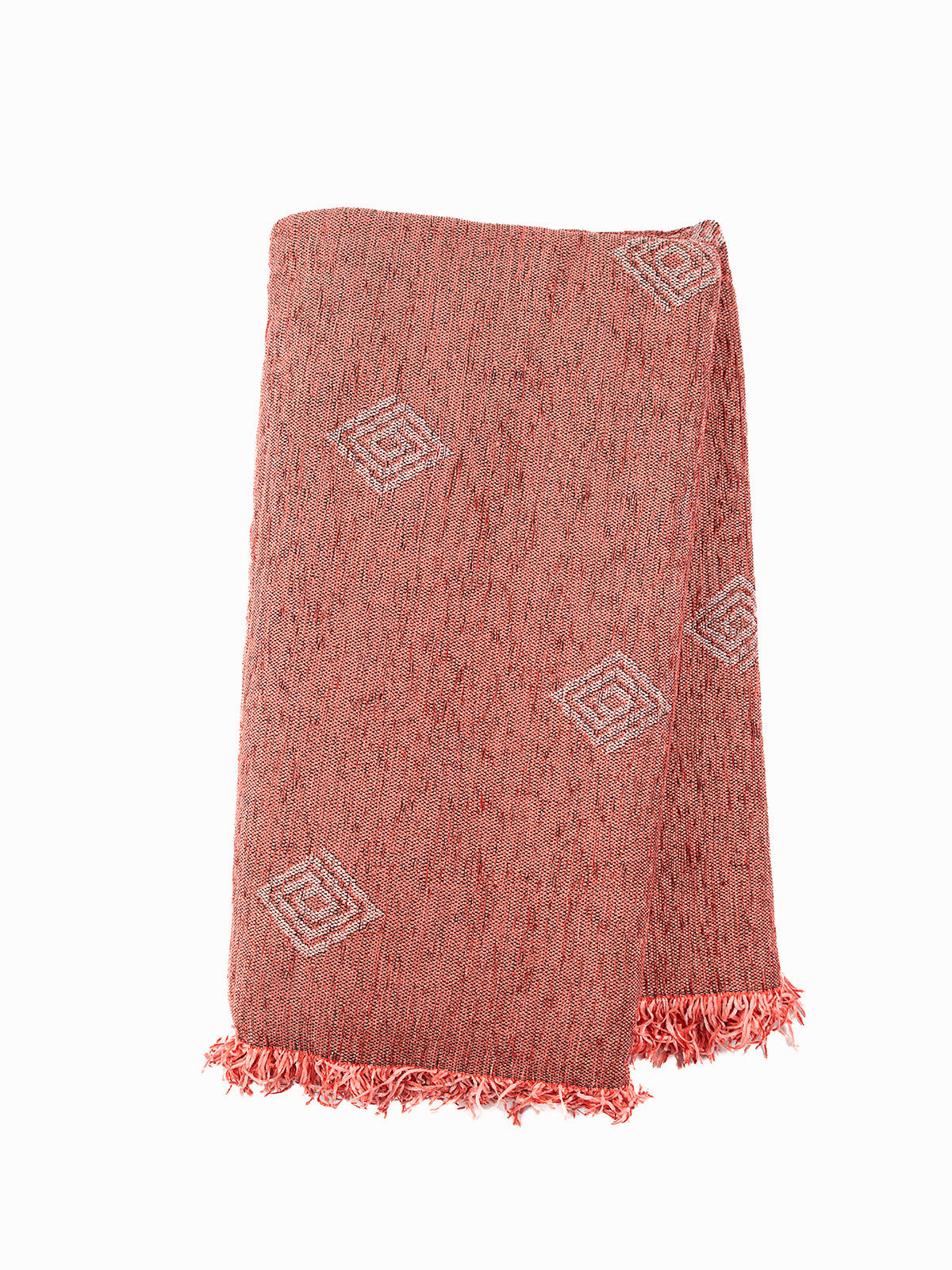 Ριχτάρι Σενίλ Ζακάρ Spira Red Διθέσιο από την εταιρεία Sunshine Home