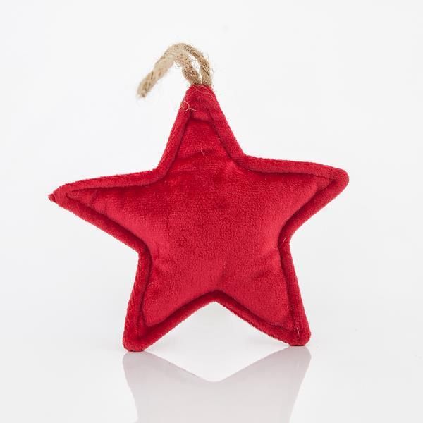 ΑΣΤΕΡΙ ΒΕΛΟΥΔΙΝΟ, ΚΟΚΚΙΝΟ, 10X2,5X28CM