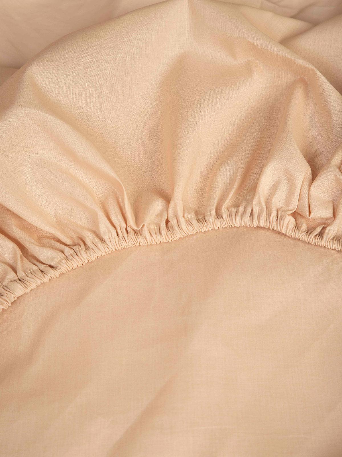 Κατωσέντονο Cotton Feelings με λάστιχο 110 Beige Υπέρδιπλο (180x200+30)