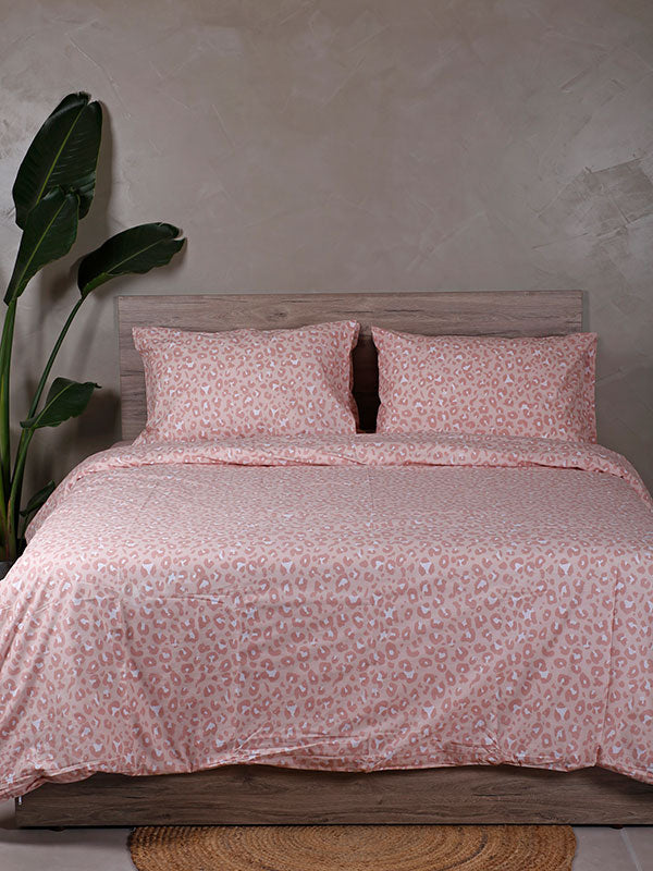 Σετ Σεντόνια Cotton Feelings 2044 Pink Μονό με λάστιχο(105x205+30) από την εταιρεία Sunshine Home